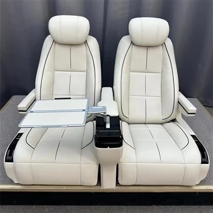 Divvietīgs sēdeklis ar Maybach galdu komerciālo transportlīdzekļu pārbūvei