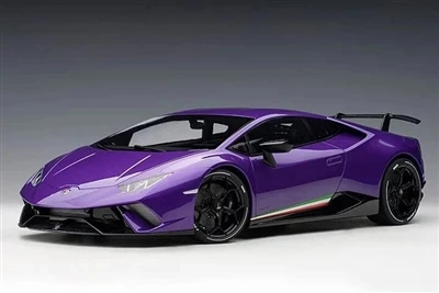 Lamborghini Huracan Performante modificētie zili violetie riteņi